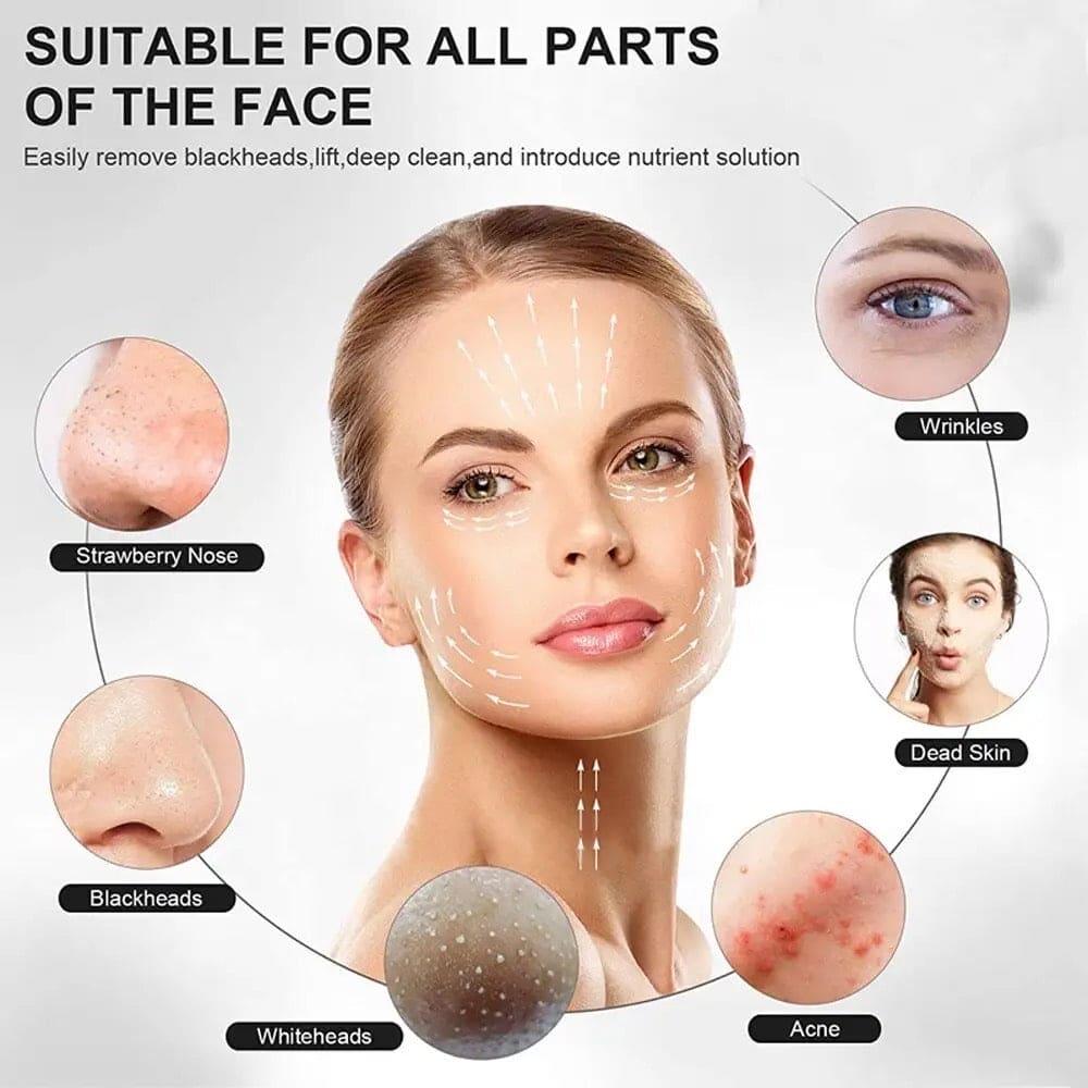 Ultrasonic Facial Skin Scrubber – Deep Cleanse & Glowing Skin in Minutes!