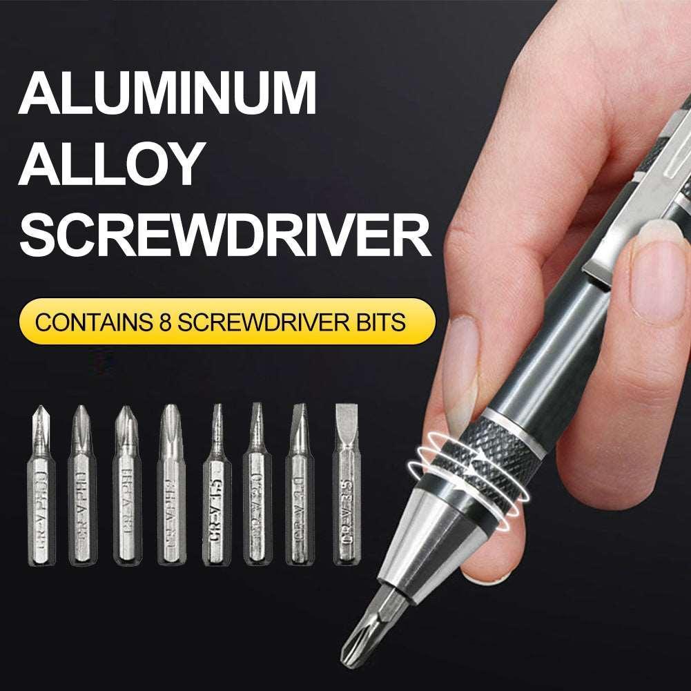 8 In 1 Screwdriver Pen Set Magnetic Tip Mini Stainless Steel Precision Screw - TALEC | Shop Dill Khol K