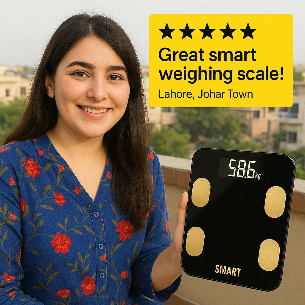 Smart Bluetooth Weight Scale | Track. Improve. Stay Fit!