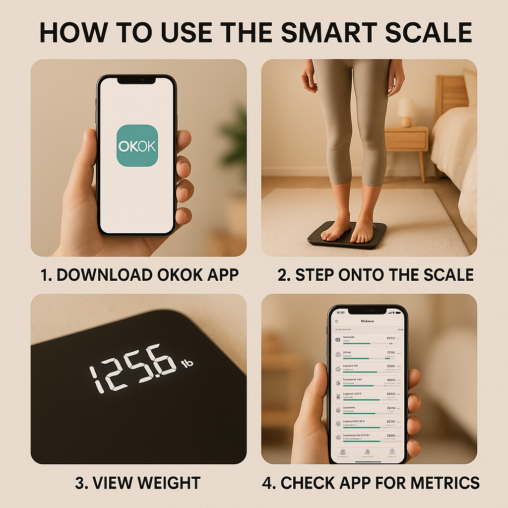 Smart Bluetooth Weight Scale | Track. Improve. Stay Fit!