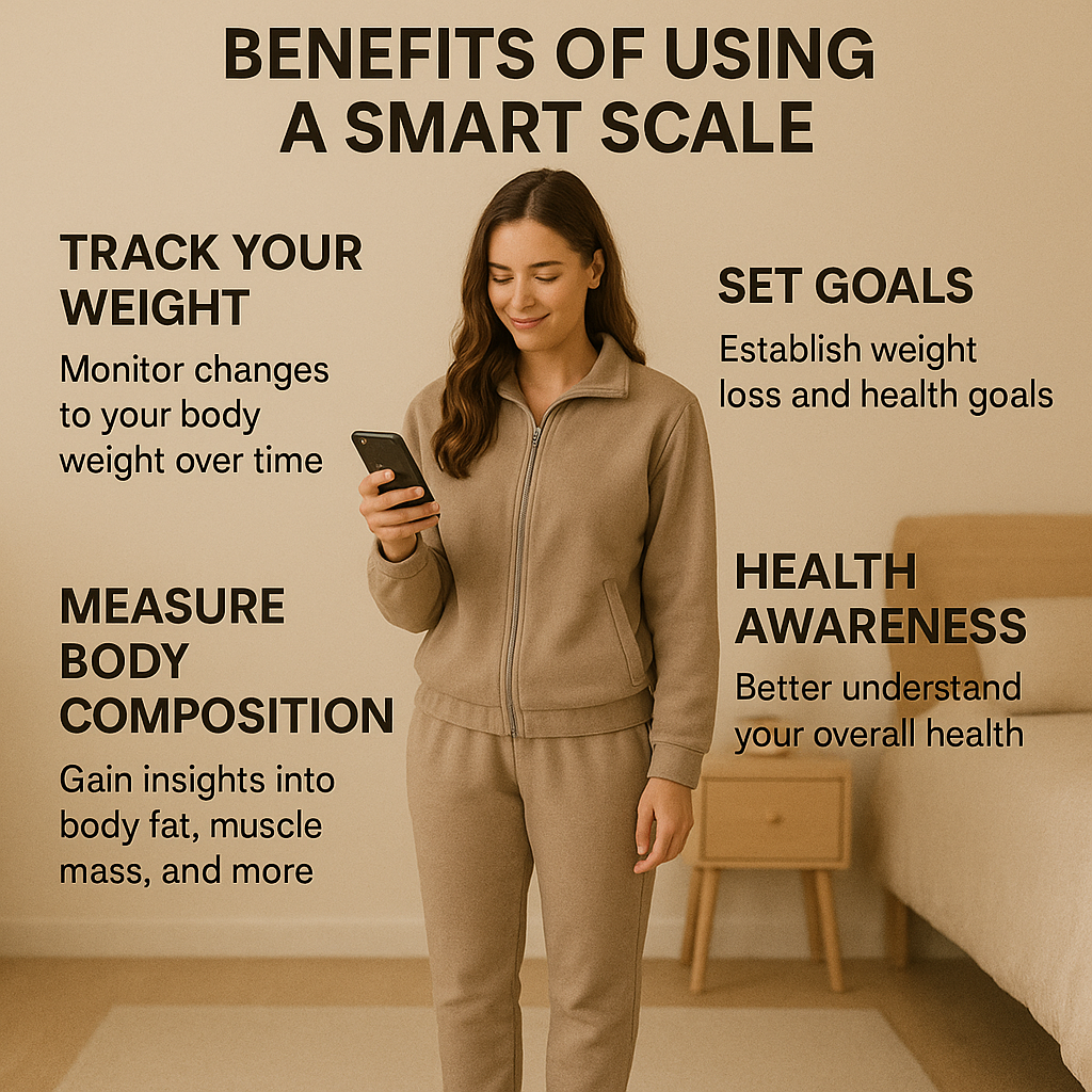 Smart Bluetooth Weight Scale | Track. Improve. Stay Fit!