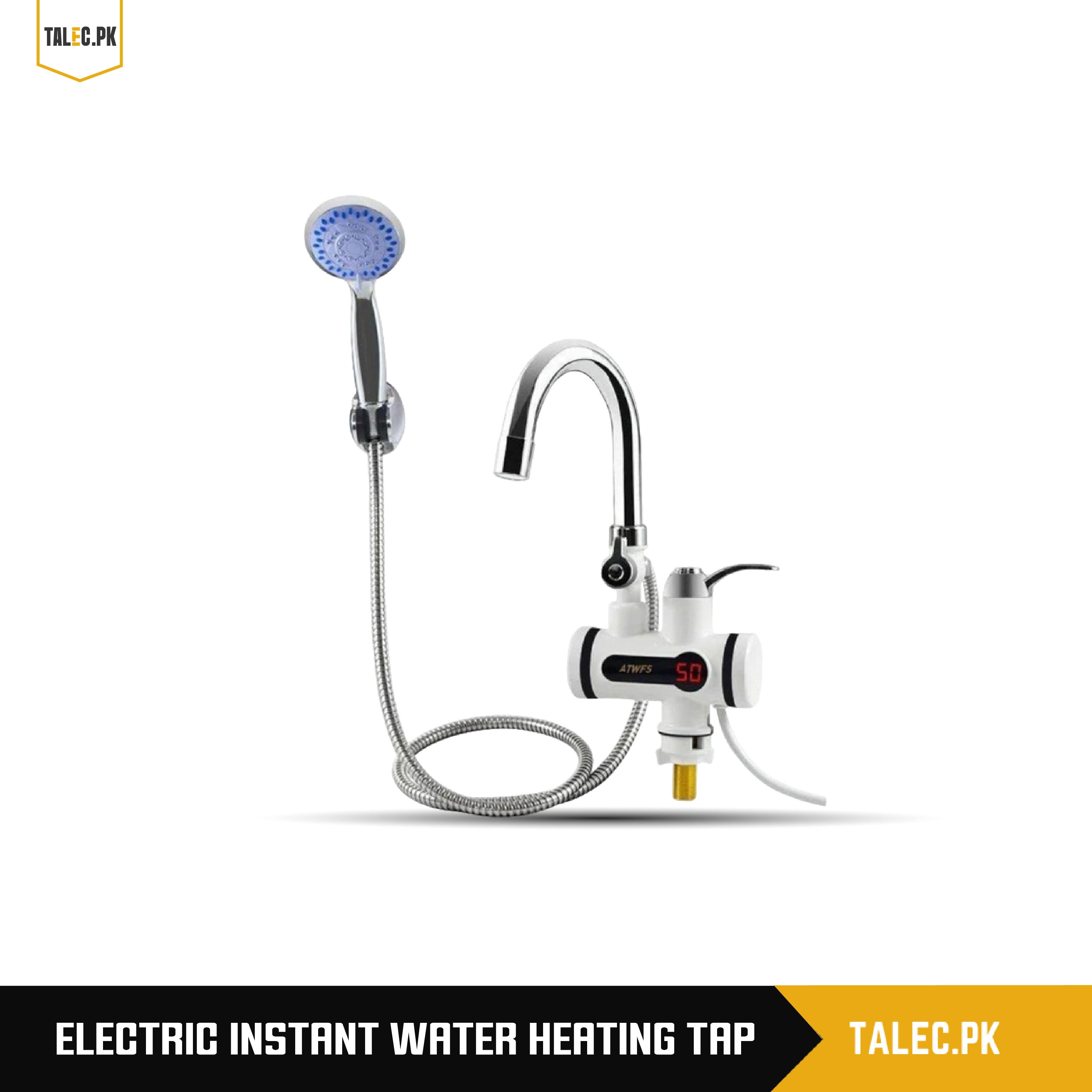 220V Digital Tankless Instant Heater Faucet Hot/Cold Water Tap for Kitchen & Washroom