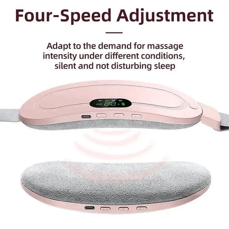  Heating pad belt for cramps (40% off). Reliefs pain & warms stomach during periods. Easy to use, wireless & portable.