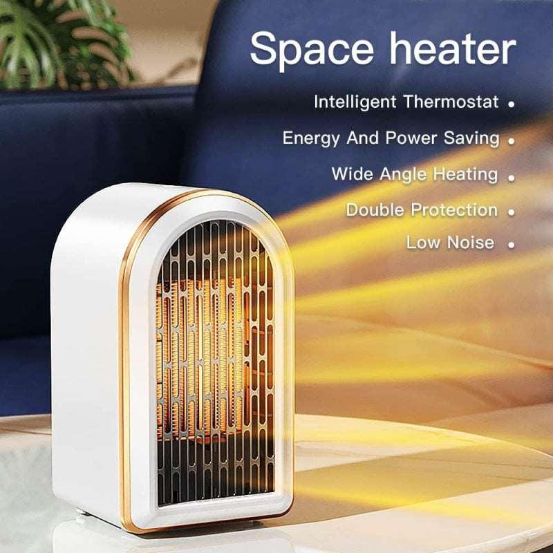 Portable heater, 1200 watts, heats small rooms. 50% off today! 