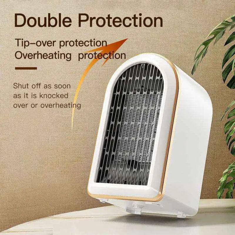 Portable heater, 1200 watts, heats small rooms. 50% off today! 