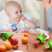 Safe way for babies to enjoy fruit & veggies. Silicone mesh lets flavors through, not choking hazards.