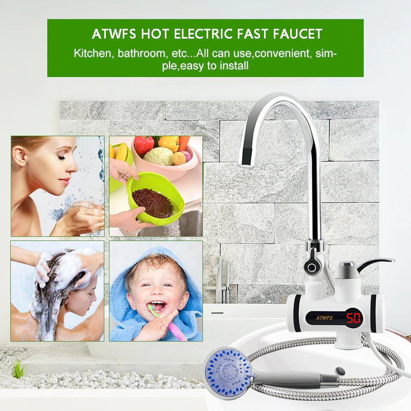 Electric Instant Water Heating Shower & Tap