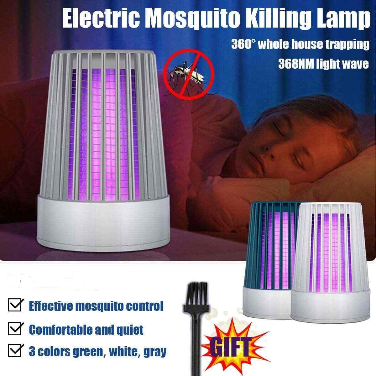  Portable USB lamp attracts & kills bugs with a zap. Safe for indoors. Plug in, unwind, stay bite-free.