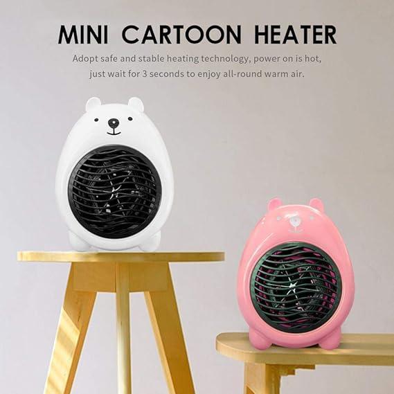 Adorable mini bear portable heater, 400W. Heats up small spaces fast! 50% off today only.