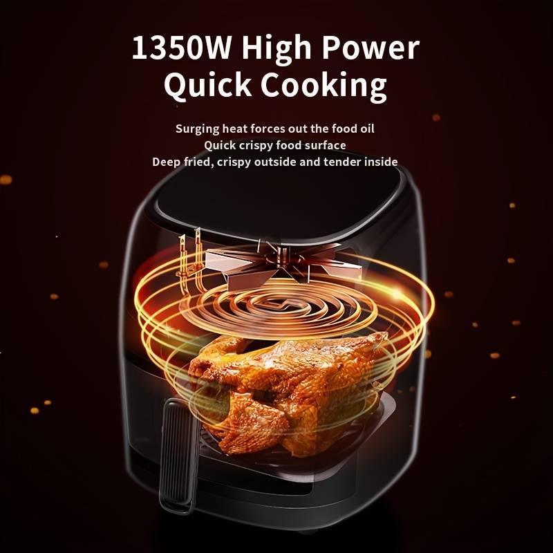  Silver Crest 8L air fryer oven. Cooks food with hot air for crispier results, uses less oil. Digital display for easy setting of temp & timer.