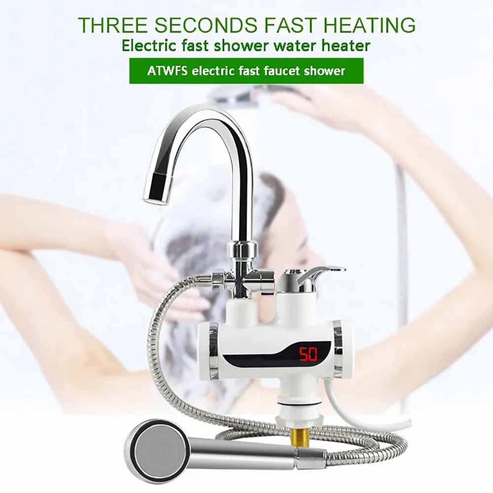 Kitchen Tap Hot Instant Water Heater Faucet Instantaneous Tankless Water Heater Tap