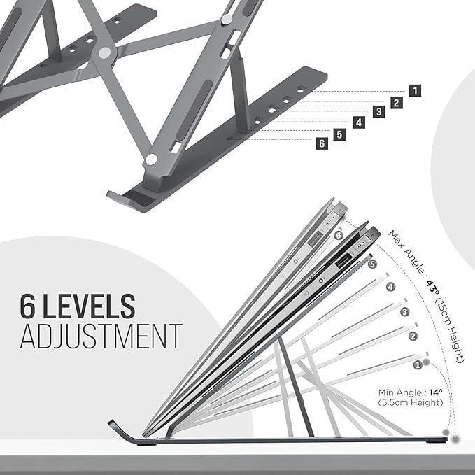 Talec's Folding Adjustable Aluminum Laptop Stand