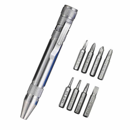 8 In 1 Screwdriver Pen Set Magnetic Tip Mini Stainless Steel Precision Screw - TALEC | Shop Dill Khol K