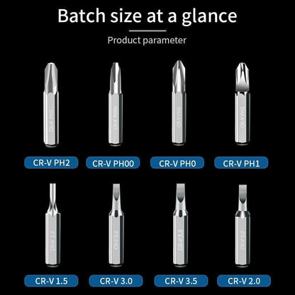 8 In 1 Screwdriver Pen Set Magnetic Tip Mini Stainless Steel Precision Screw - TALEC | Shop Dill Khol K