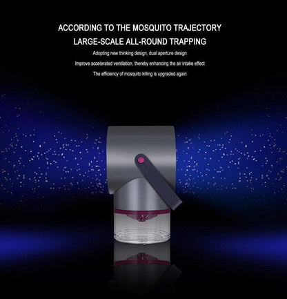  LED lamp attracts & traps mosquitos with light. Kills them safely, zap-free. Safe for homes & bedrooms.