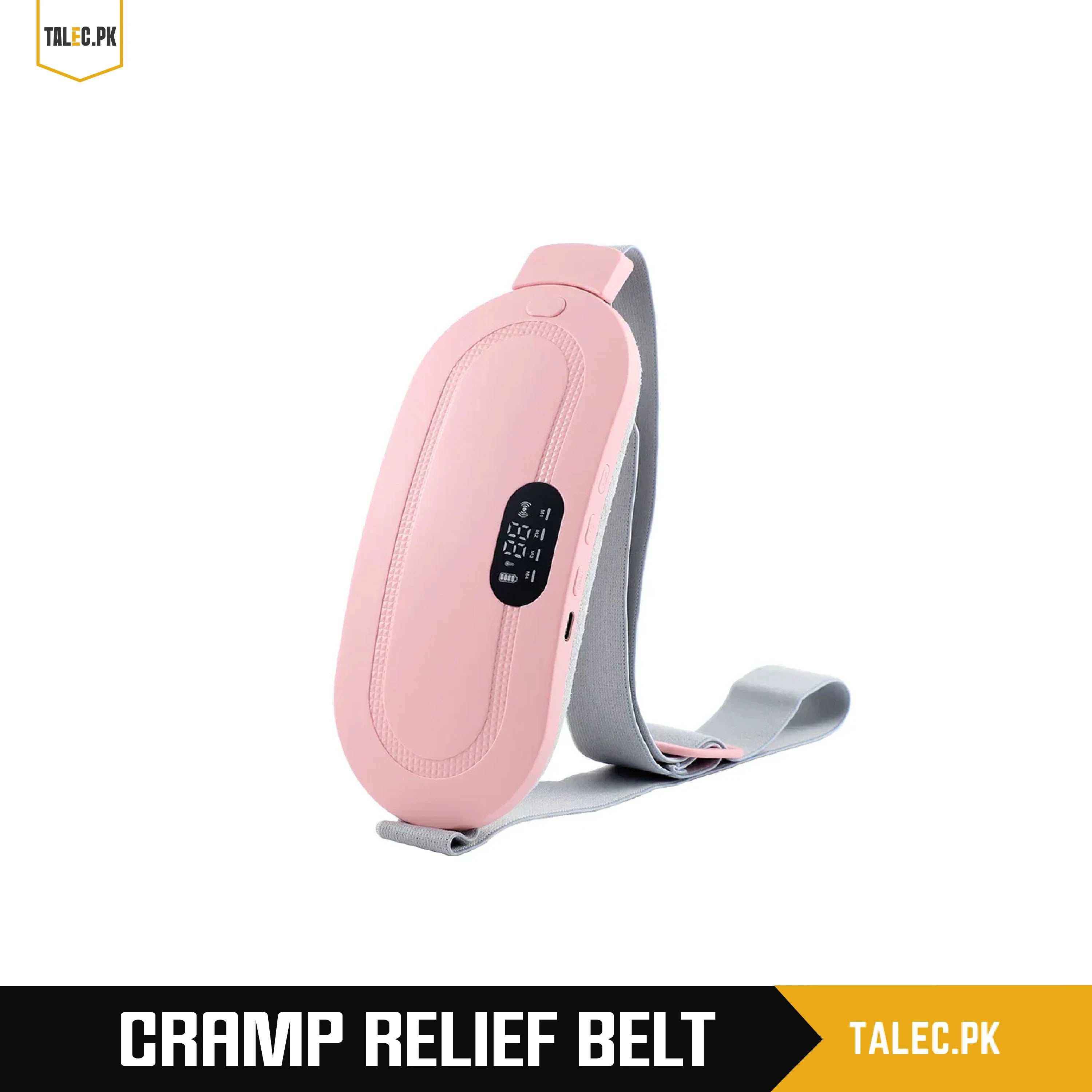 Premium Electric Heating Pad for Cramps, Period Pain & Postpartum Relief – Vibrating Massager Machine for Back, Waist & Abdomen Comfort