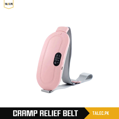 Premium Electric Heating Pad for Cramps, Period Pain & Postpartum Relief – Vibrating Massager Machine for Back, Waist & Abdomen Comfort