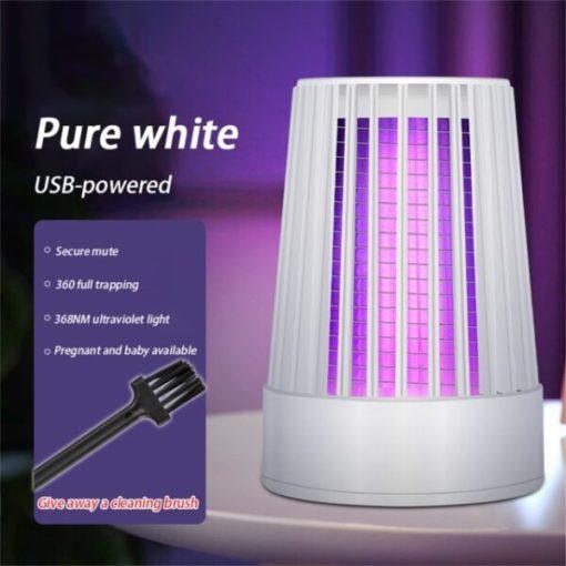  Portable USB lamp attracts & kills bugs with a zap. Safe for indoors. Plug in, unwind, stay bite-free.