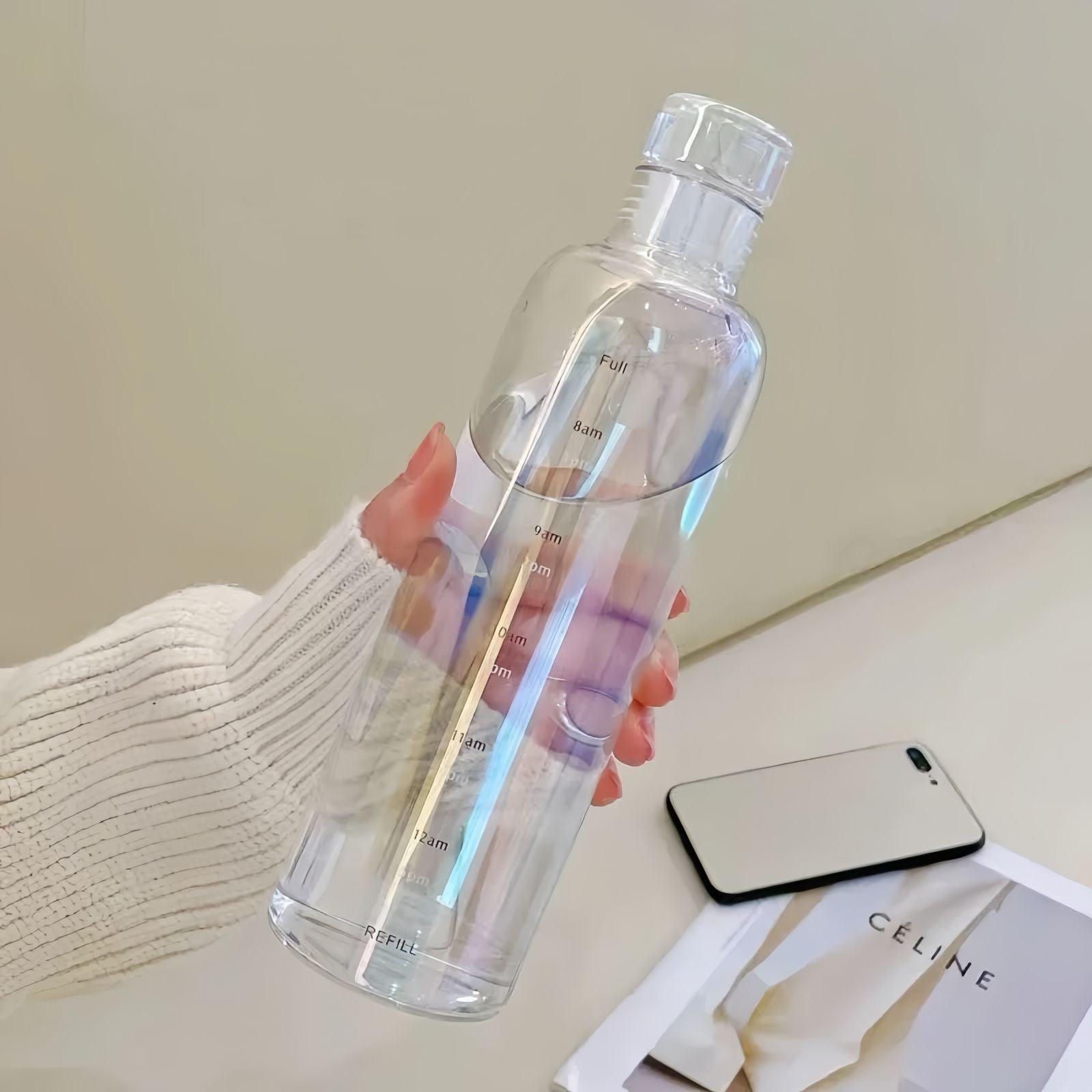 Transparent Water Bottle – Stay Hydrated in Style !
