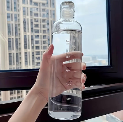Transparent Water Bottle – Stay Hydrated in Style !