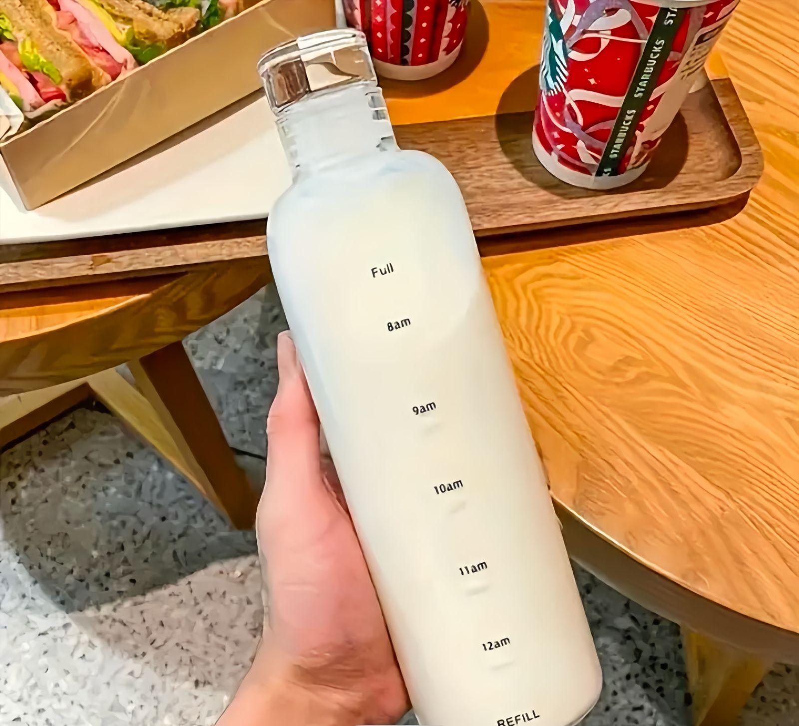 Transparent Water Bottle – Stay Hydrated in Style !