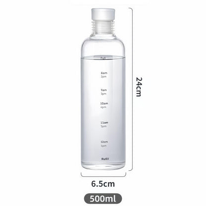 Transparent Water Bottle – Stay Hydrated in Style !