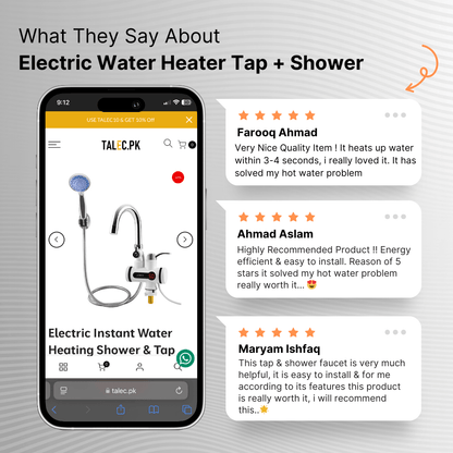 Kitchen Tap Hot Instant Water Heater Faucet Instantaneous Tankless Water Heater Tap