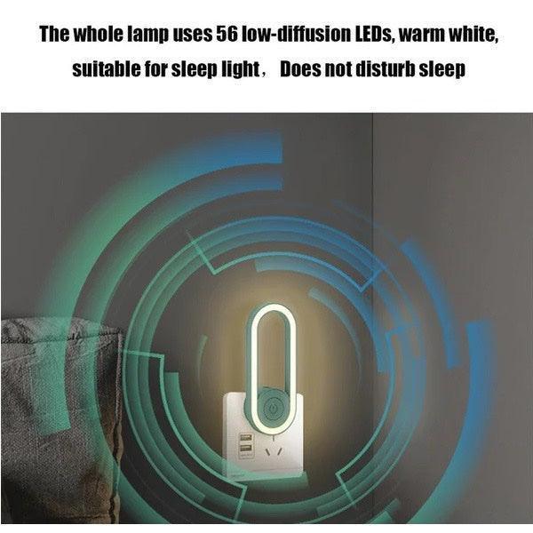 Ultrasonic Pest Repeller with Ambient Night Light