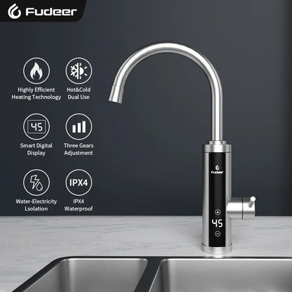 Instant Hot Water Tap with Temperature Control