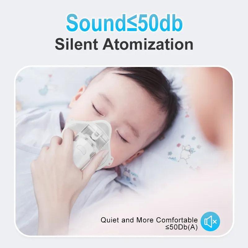 Handheld mist maker for easy breathing treatment. Helps kids & adults with congestion & coughs. Portable for on-the-go relief.